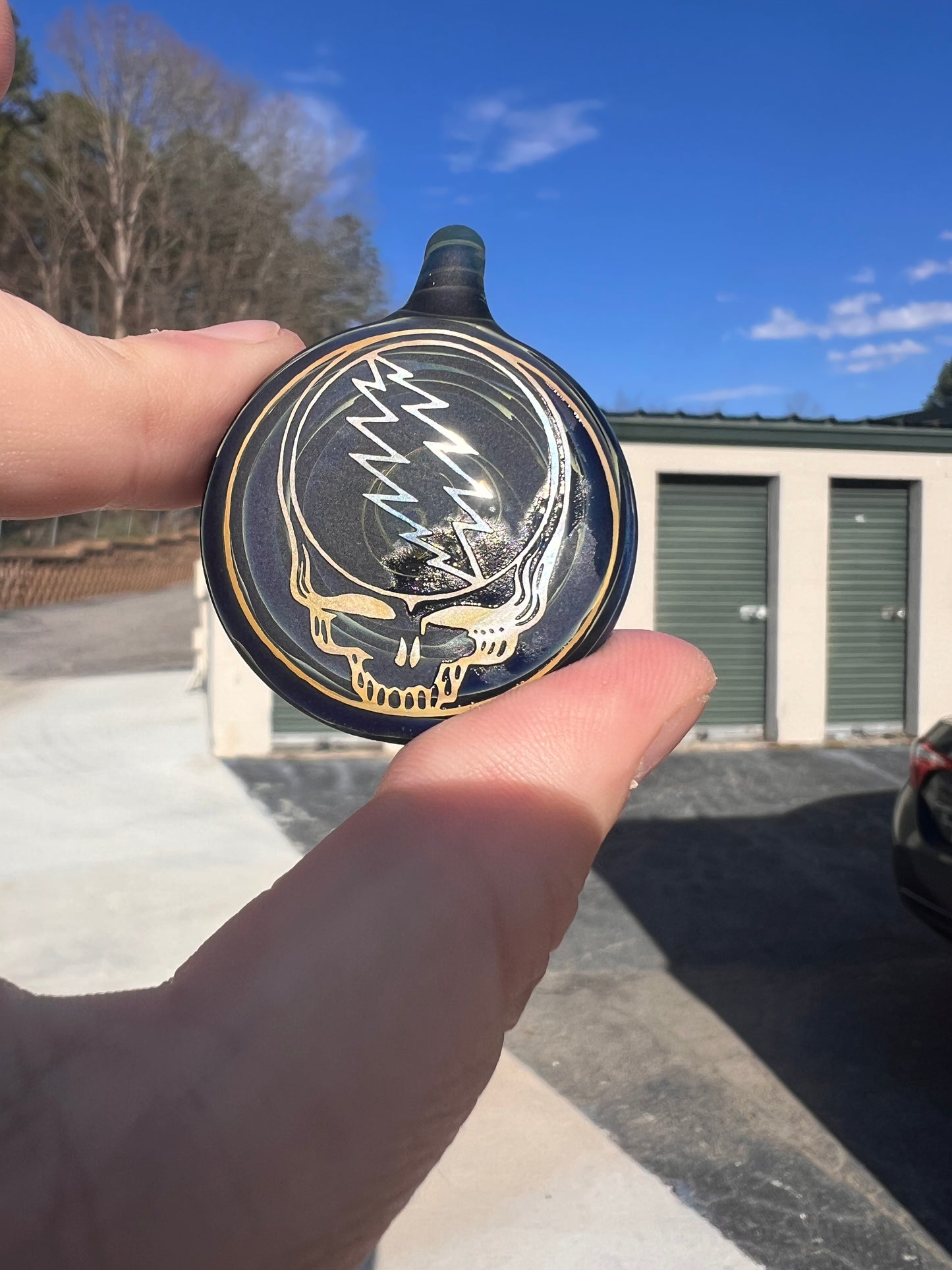 Grateful Dead Bertha/Steal Your Face Pendant