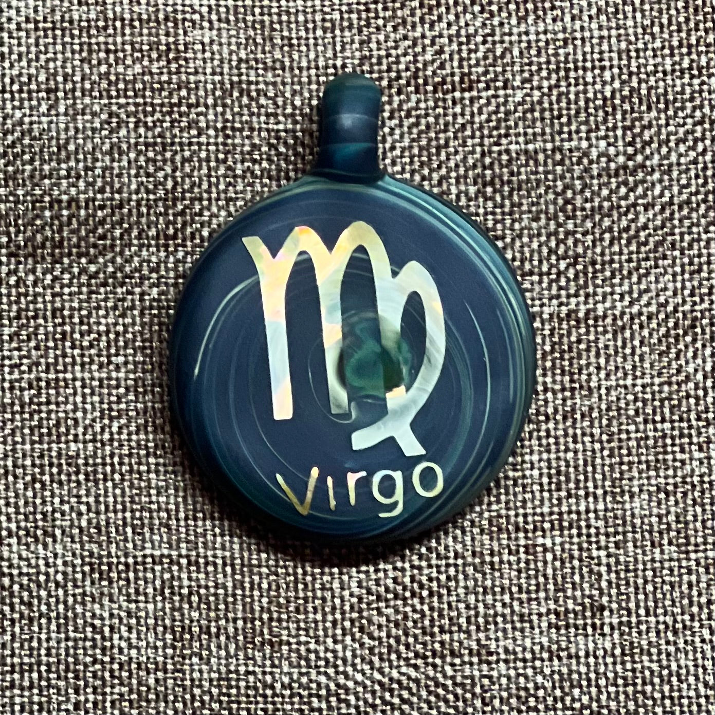 Virgo Glass Pendant
