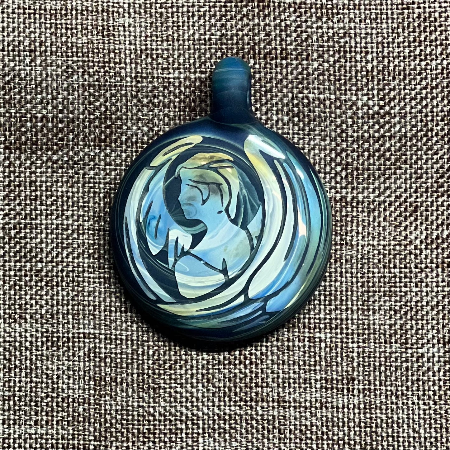 Virgo Glass Pendant