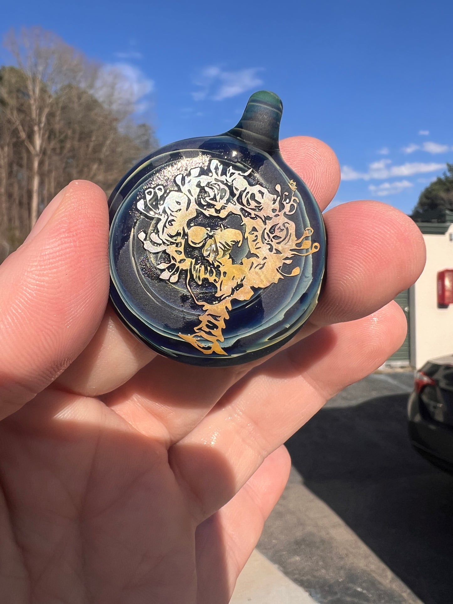 Grateful Dead Bertha/Steal Your Face Pendant